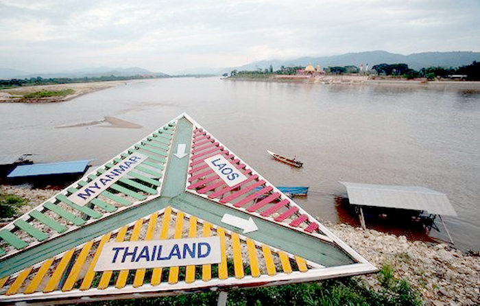 Khu vực Tam giác Vàng nằm giữa 3 nước Lào, Thái Lan và Myanmar